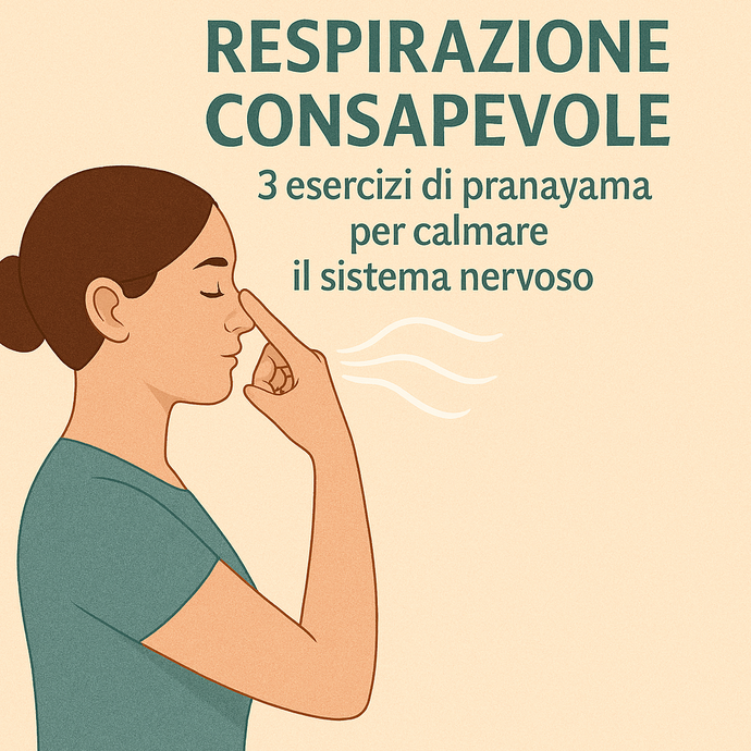 Respirazione consapevole: 3 esercizi di pranayama per calmare il sistema nervoso